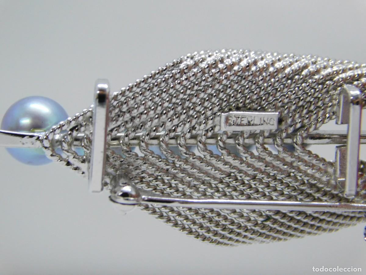 Joyeria: ANTIGUO BROCHE DE PLATA - Foto 7