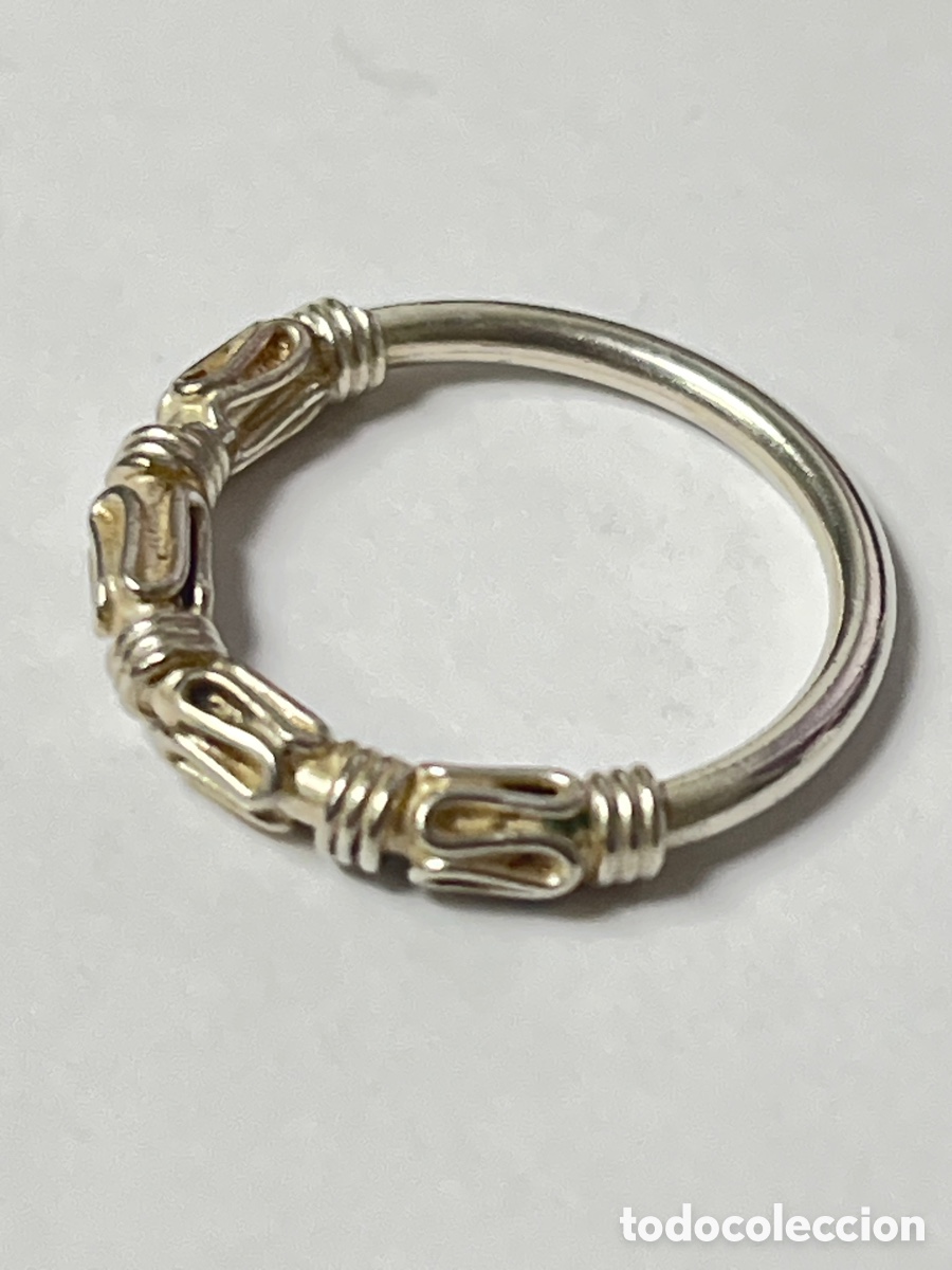 Joyeria: Sortija de plata maciza /S300 - Foto 4