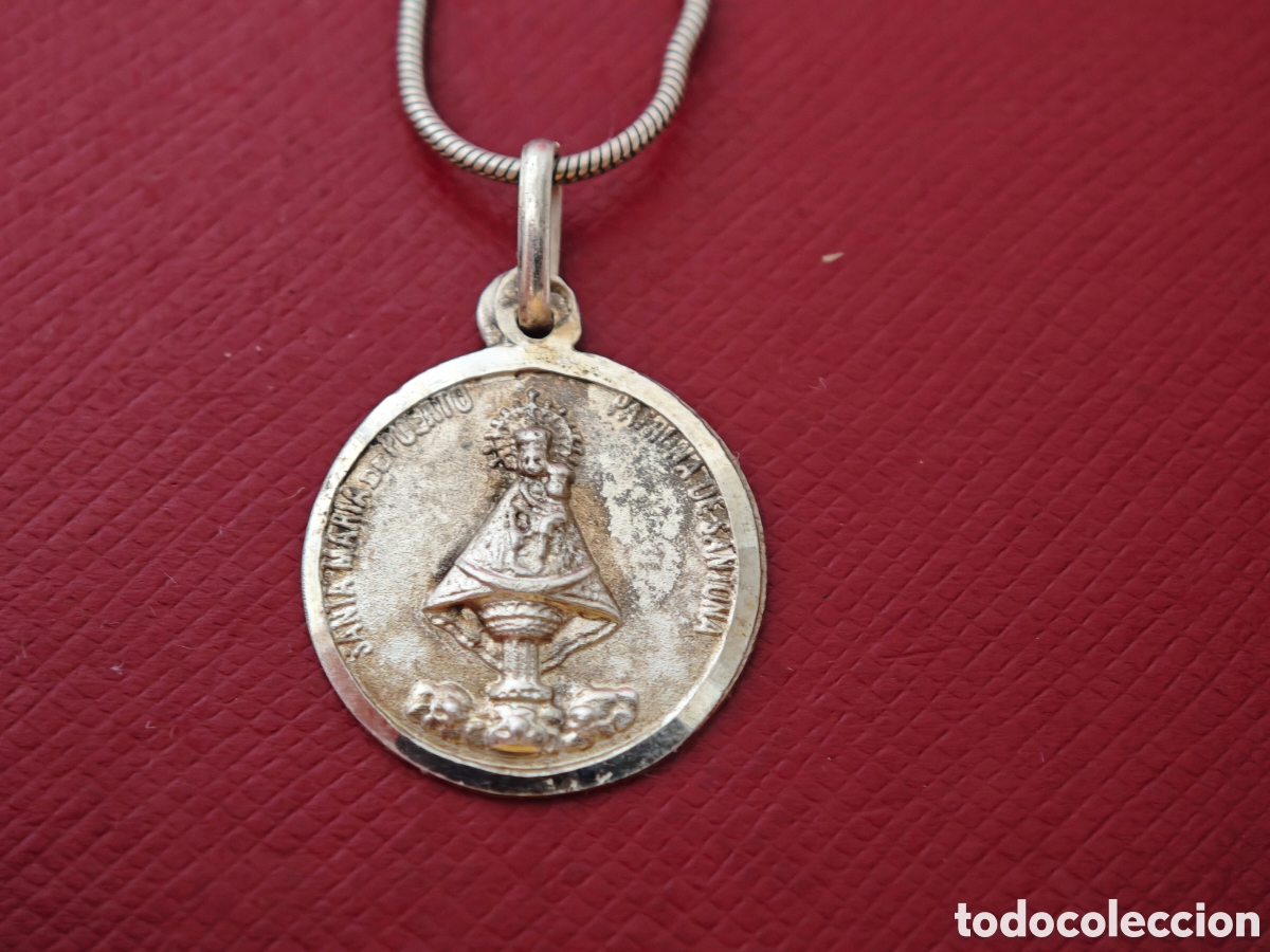 Joyeria: Virgen de santo&ntilde;a CON cadena de plata de ley - Foto 2