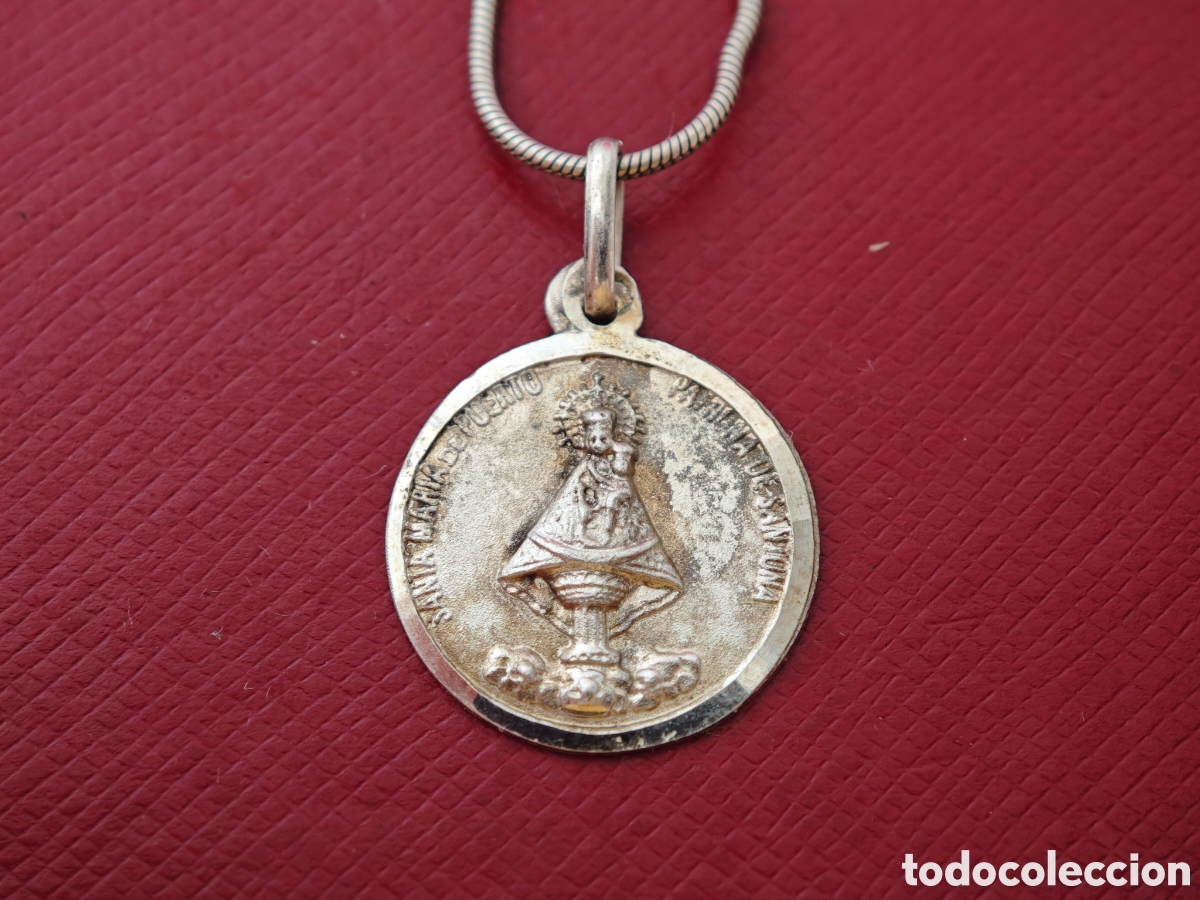 Joyeria: Virgen de santo&ntilde;a CON cadena de plata de ley - Foto 5