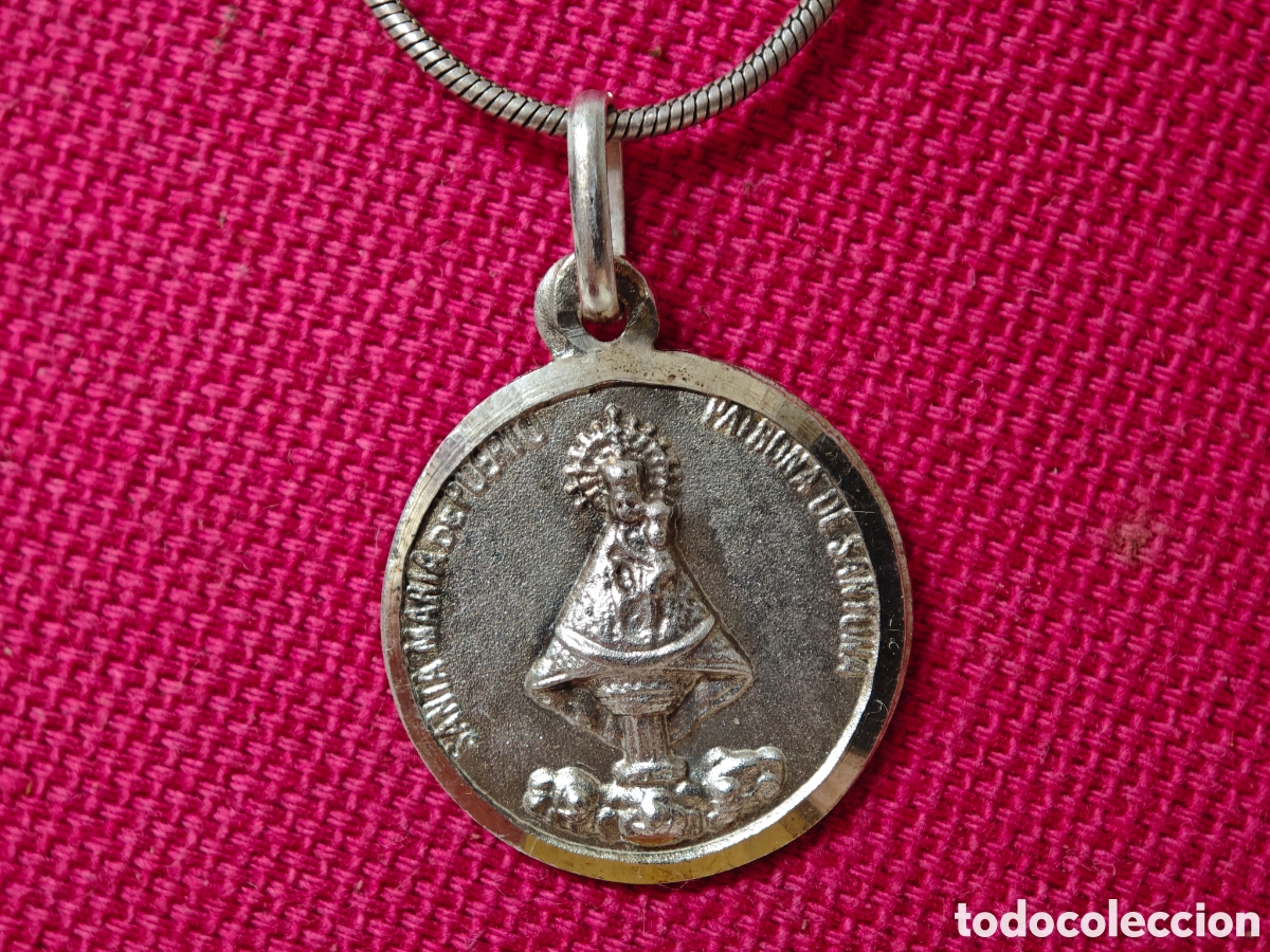 Joyeria: Virgen de santo&ntilde;a CON cadena de plata de ley - Foto 7