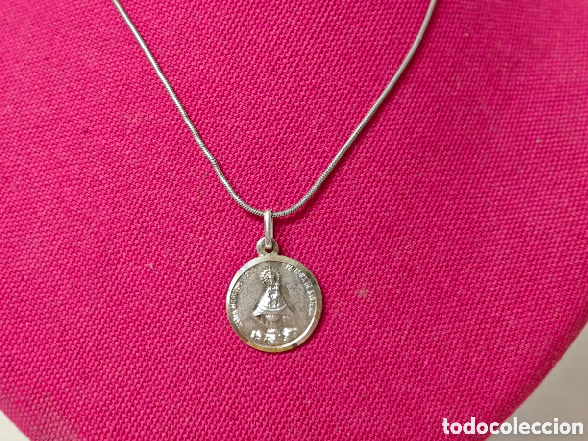 Joyeria: Virgen de santo&ntilde;a CON cadena de plata de ley - Foto 9
