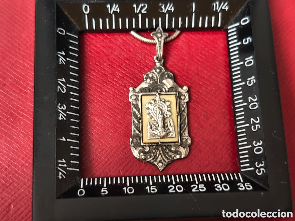 Joyeria: Medalla y cadena plata de ley virgen del pilar - Foto 5