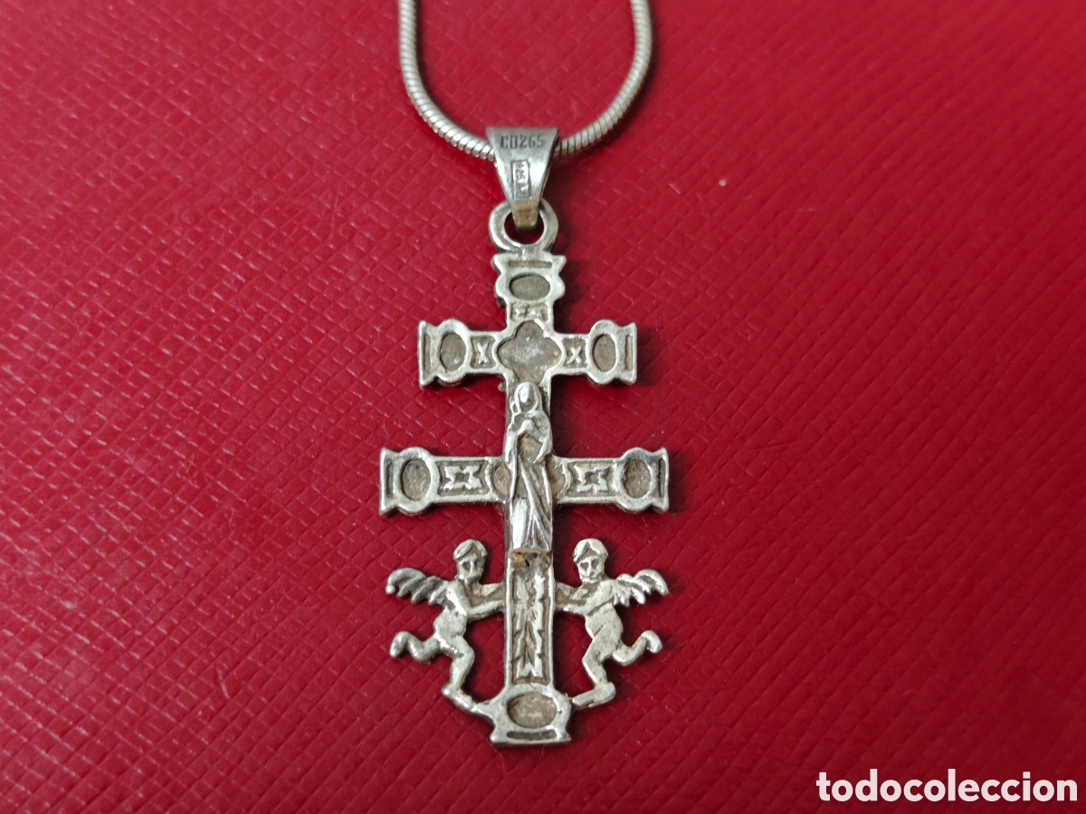 Joyeria: Cruz de Caravaca CON cadena de plata de ley - Foto 4
