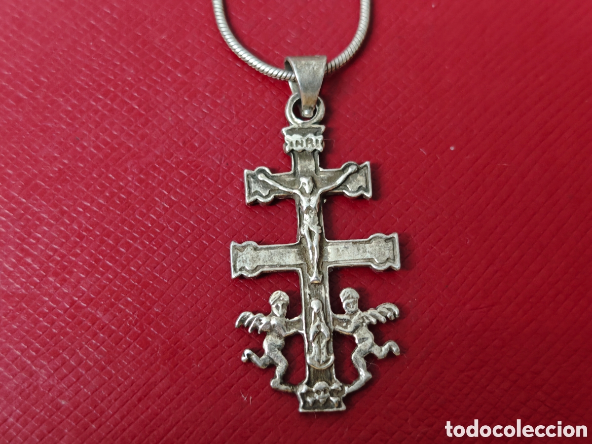 Joyeria: Cruz de Caravaca CON cadena de plata de ley - Foto 5