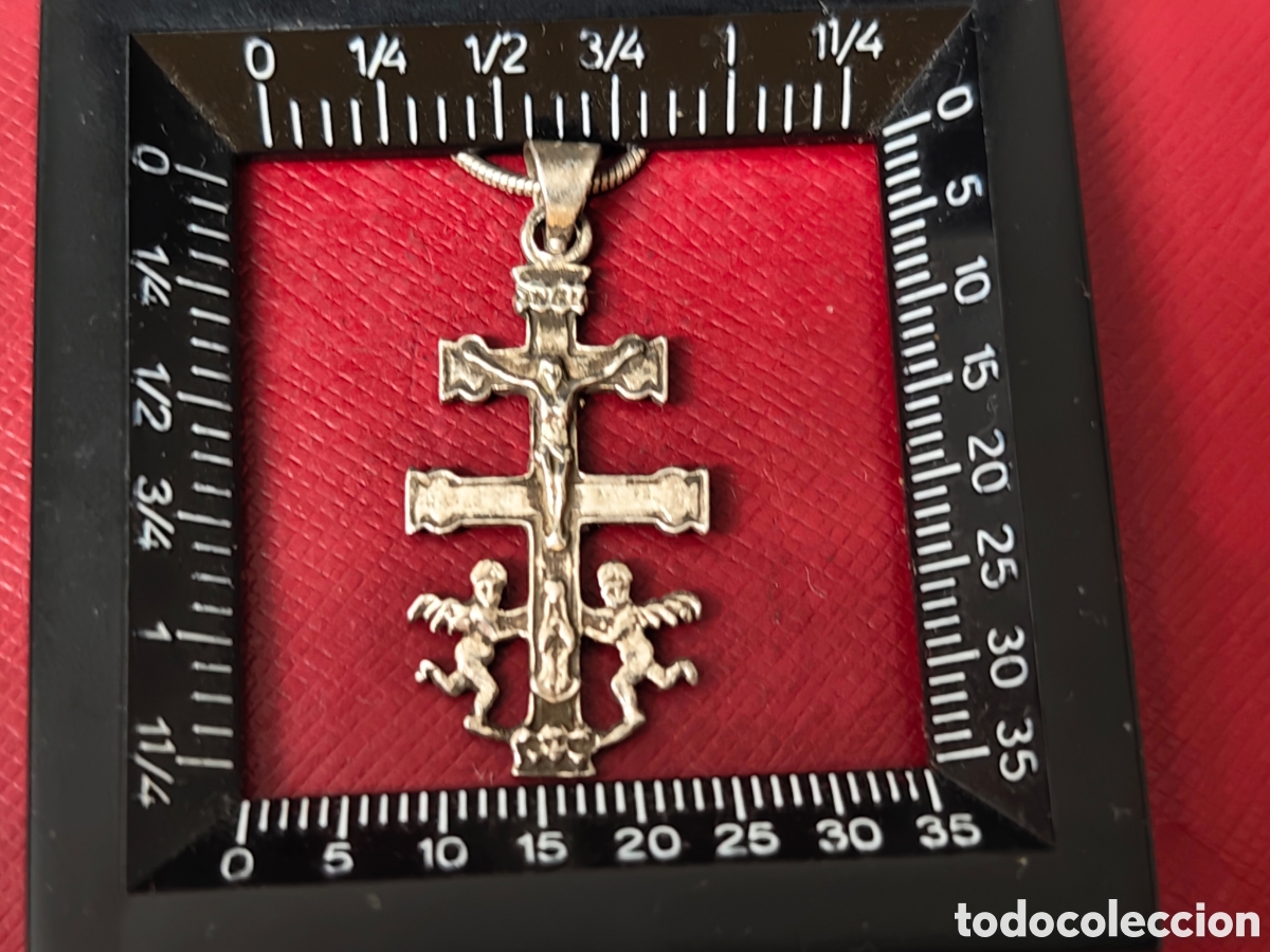 Joyeria: Cruz de Caravaca CON cadena de plata de ley - Foto 6