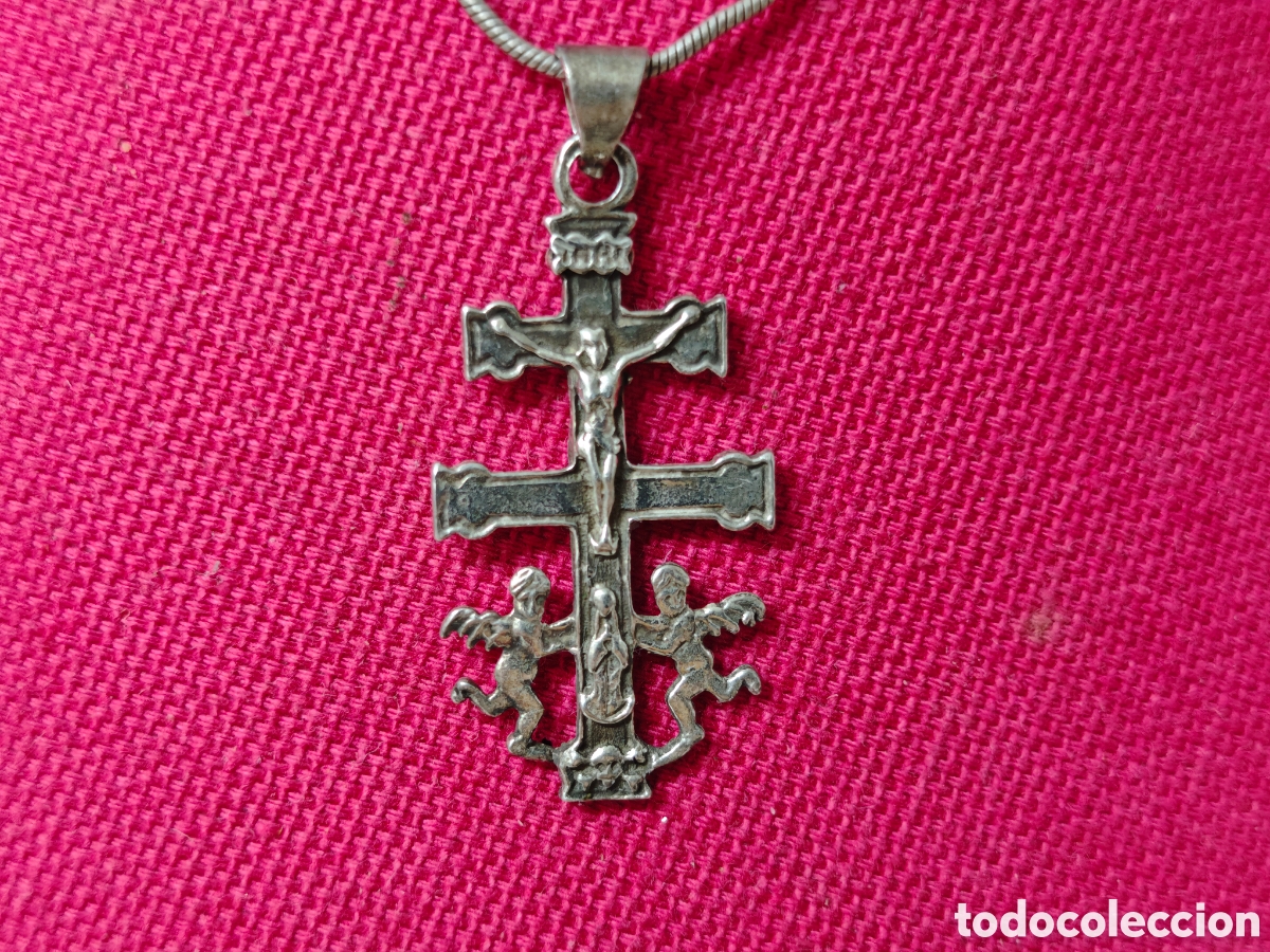 Joyeria: Cruz de Caravaca CON cadena de plata de ley - Foto 8