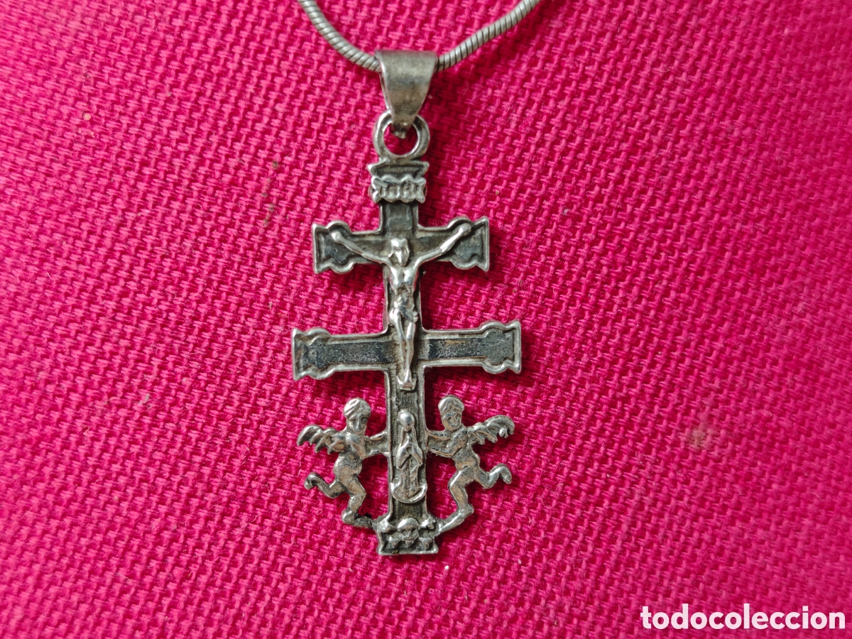 Joyeria: Cruz de Caravaca CON cadena de plata de ley - Foto 9