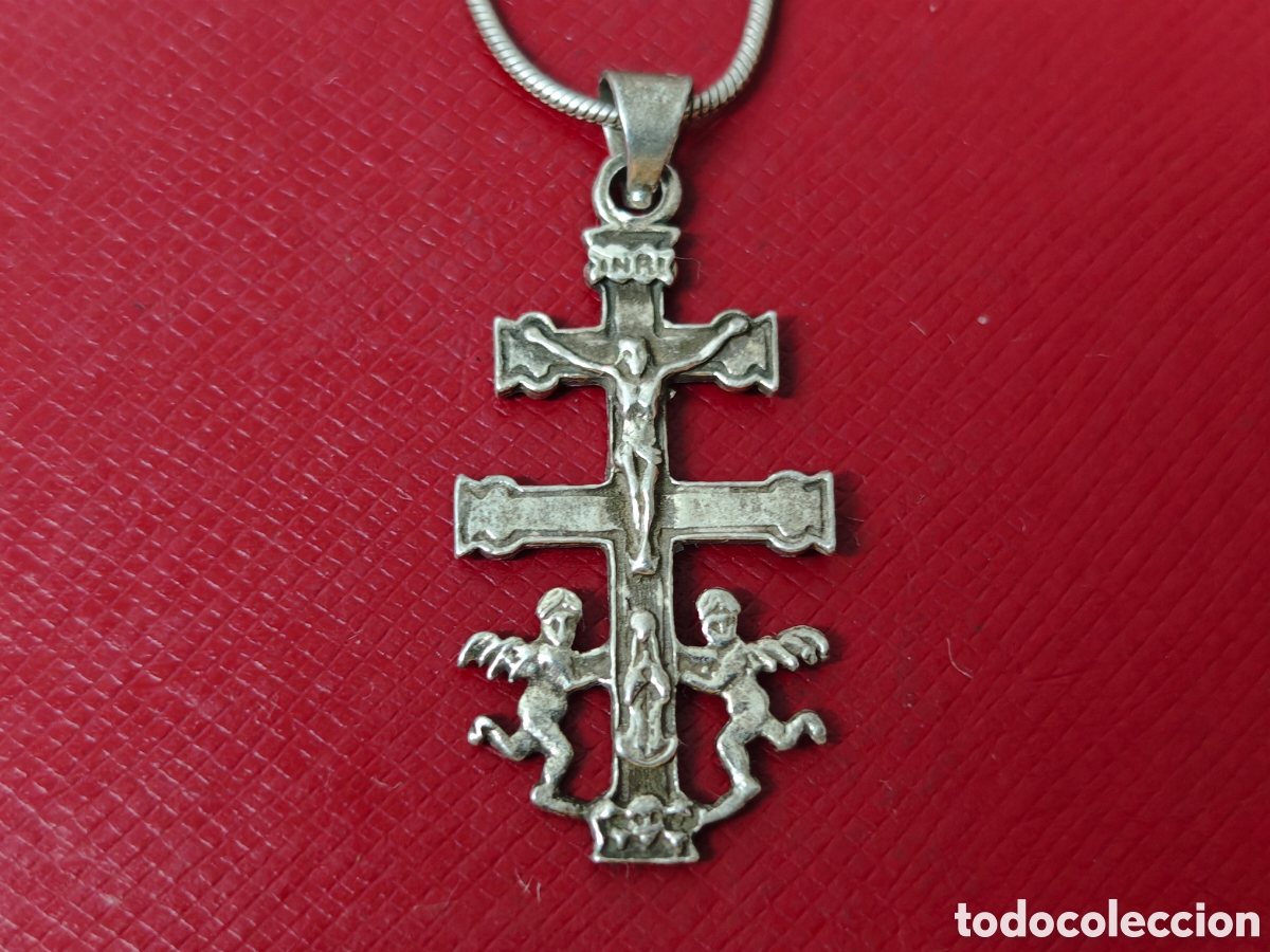 Joyeria: Cruz de Caravaca CON cadena de plata de ley - Foto 1