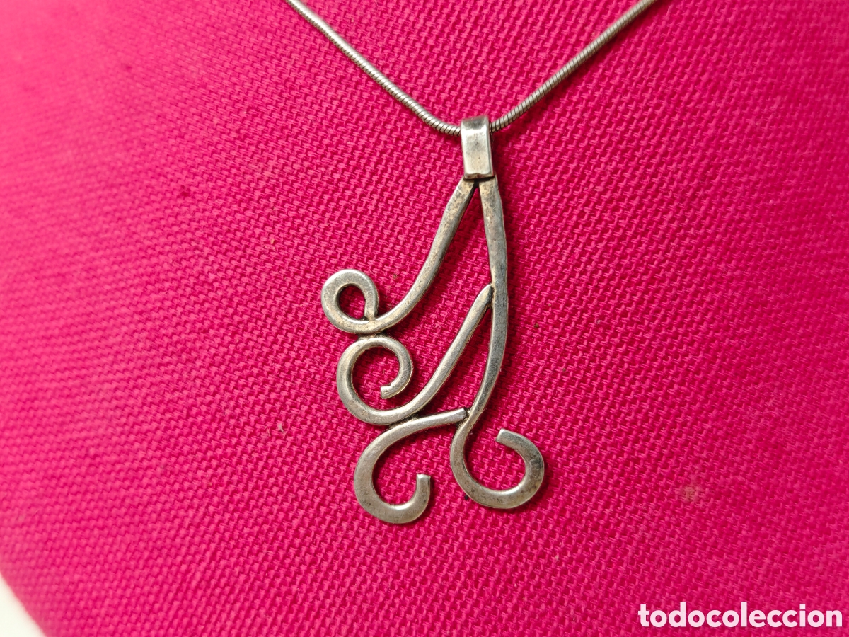 Joyeria: Colgante y cadena de plata de ley - Foto 2