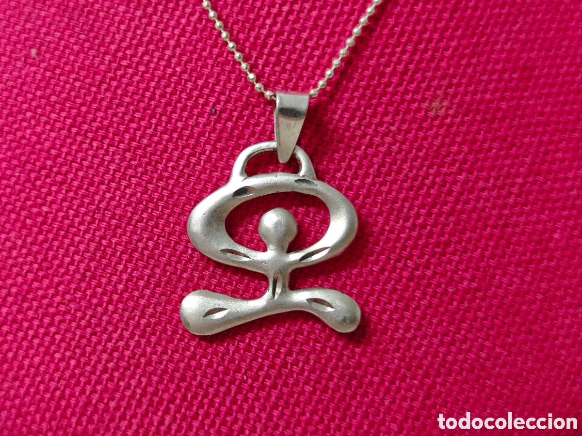 Joyeria: Colgante y cadena de plata de ley - Foto 1