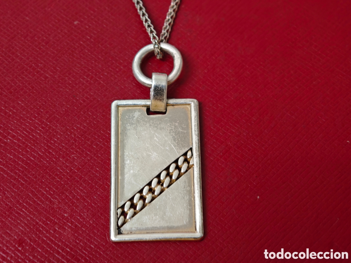 Joyeria: Medalla y cadena de plata de ley - Foto 4