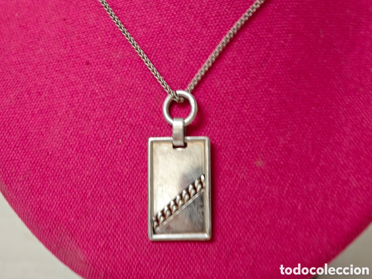 Joyeria: Medalla y cadena de plata de ley - Foto 7