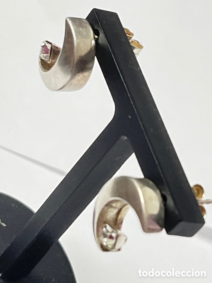 Joyeria: Pendientes de plata y circonitas /P300 - Foto 5