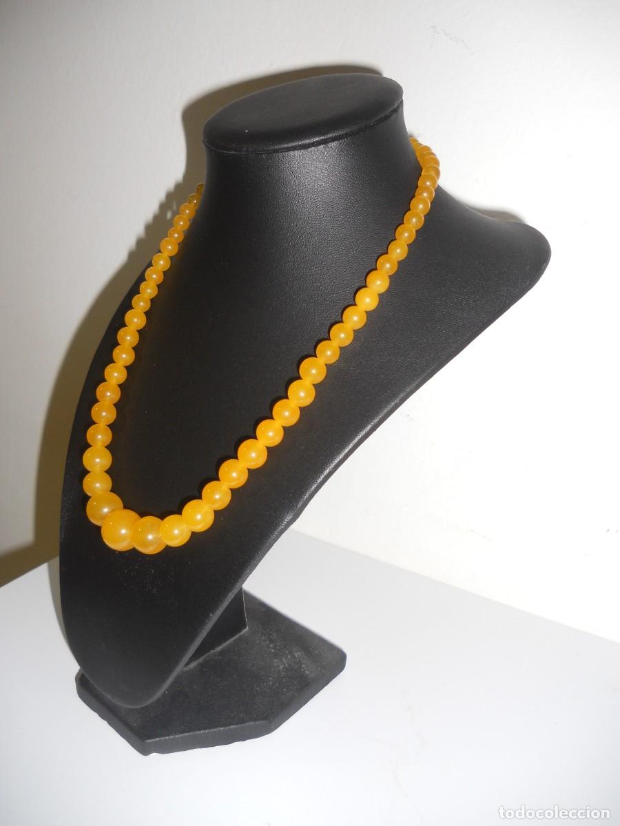 Joyeria: ANTIGUO COLLAR AMBAR AMARILLO - Foto 3