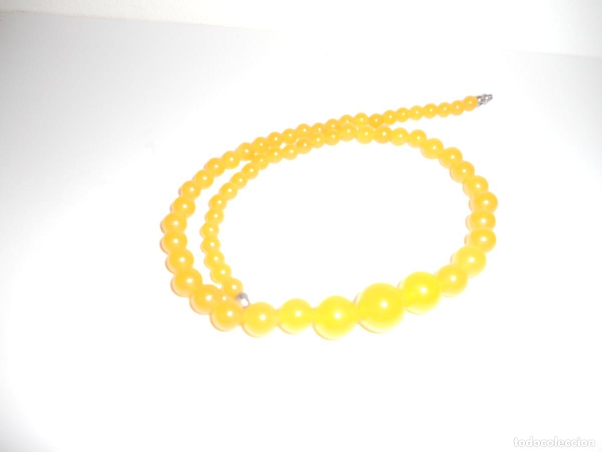 Joyeria: ANTIGUO COLLAR AMBAR AMARILLO - Foto 4