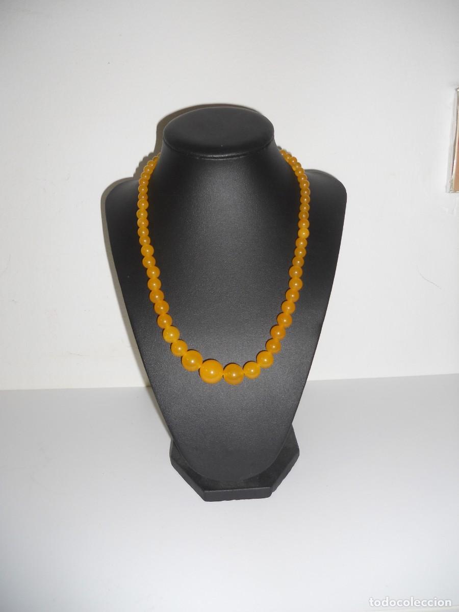 Joyeria: ANTIGUO COLLAR AMBAR AMARILLO - Foto 6