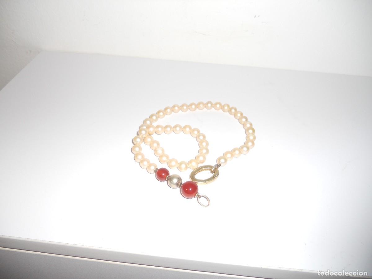 Joyeria: ANTIGUO COLLAR DE PERLAS DE DISE&Ntilde;O - Foto 4