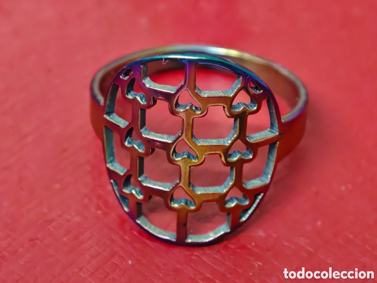 Joyeria: Anillo de acero y color nuevo - Foto 3