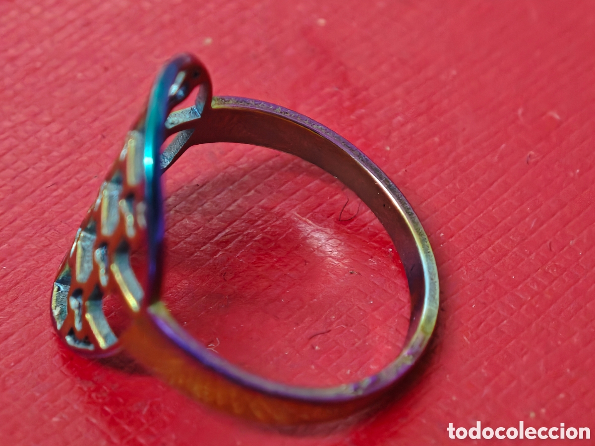 Joyeria: Anillo de acero y color nuevo - Foto 4