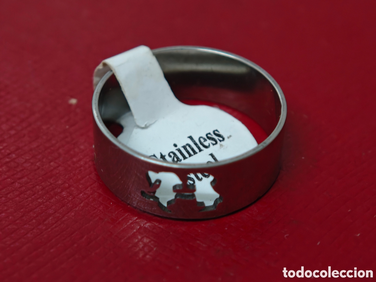 Joyeria: Anillo de acero nuevo 17 - Foto 3