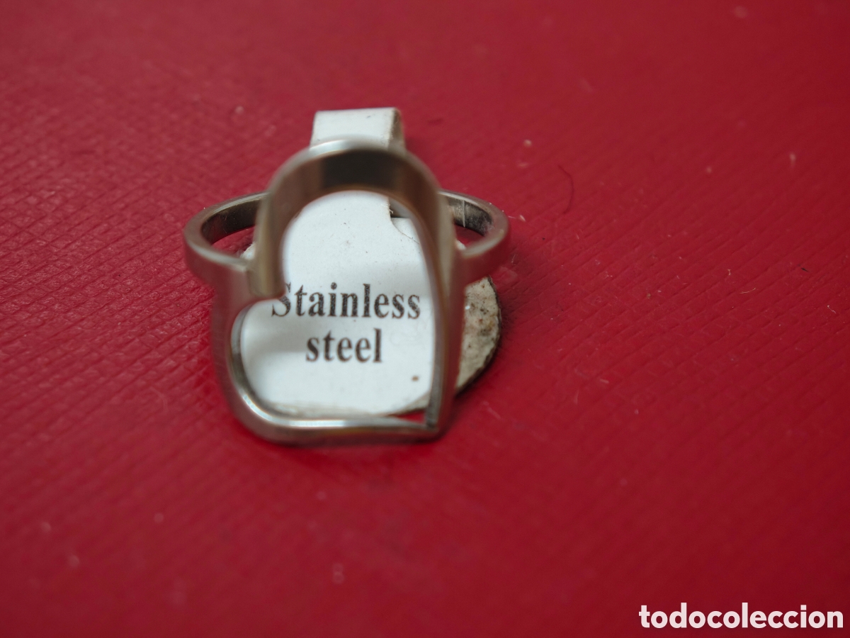 Joyeria: Anillo de acero nuevo coraz&oacute;n - Foto 3