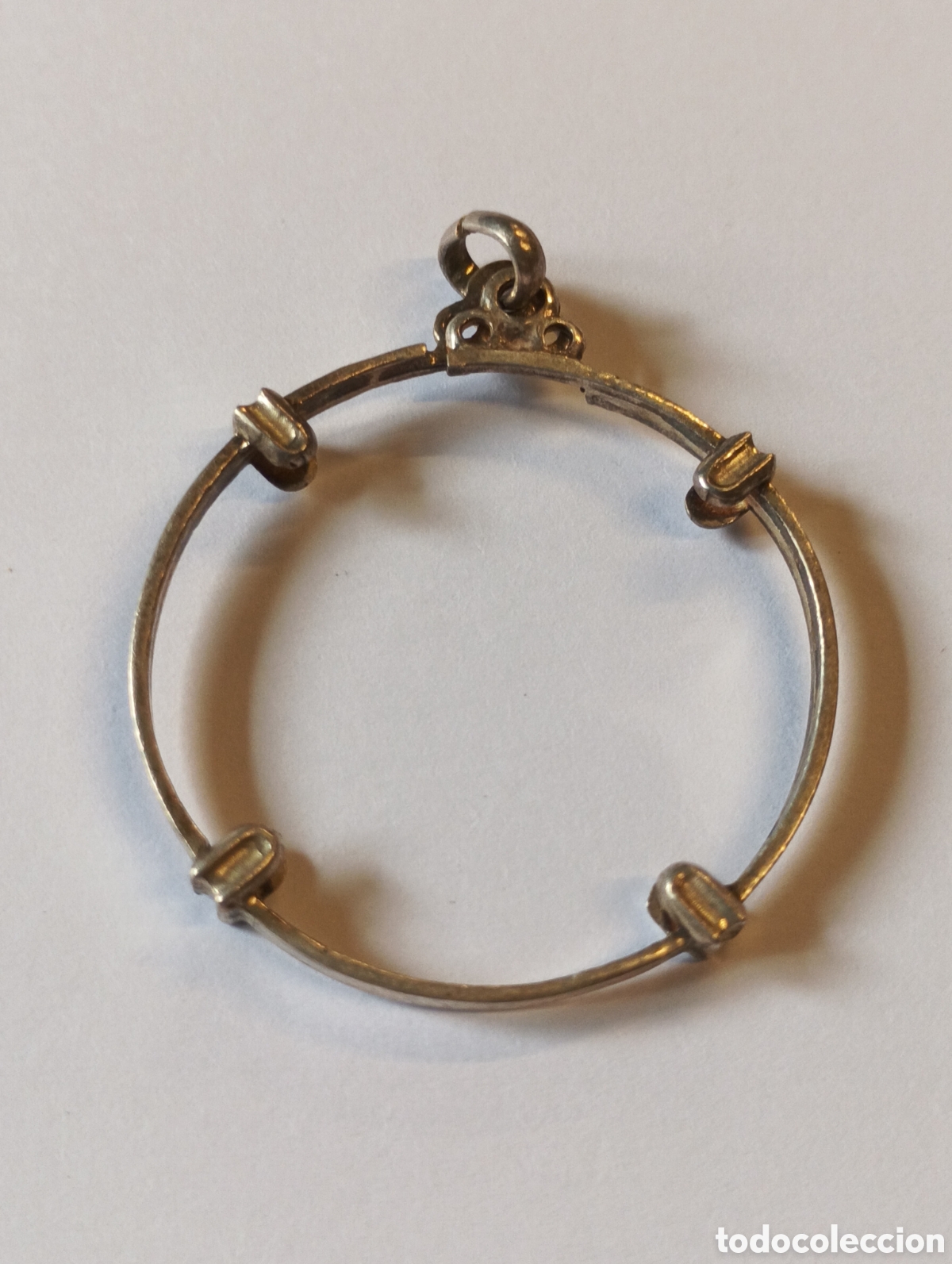 Joyeria: Bisel de plata para monedas - Foto 1