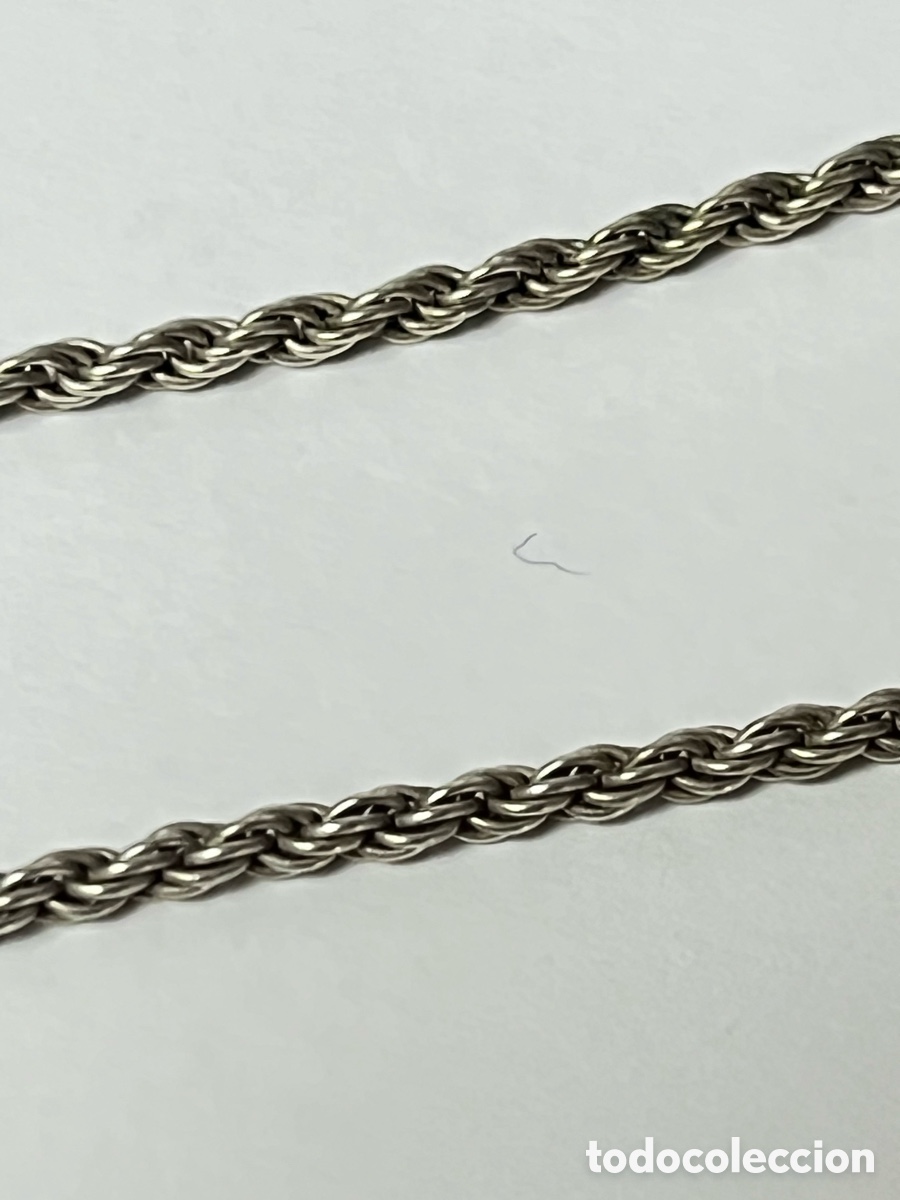 Joyeria: Cadena de plata tipo cord&oacute;n -42cm /CA117 - Foto 2