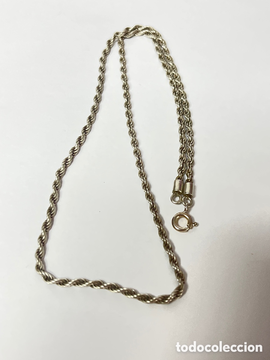 Joyeria: Cadena de plata tipo cord&oacute;n -42cm /CA117 - Foto 4