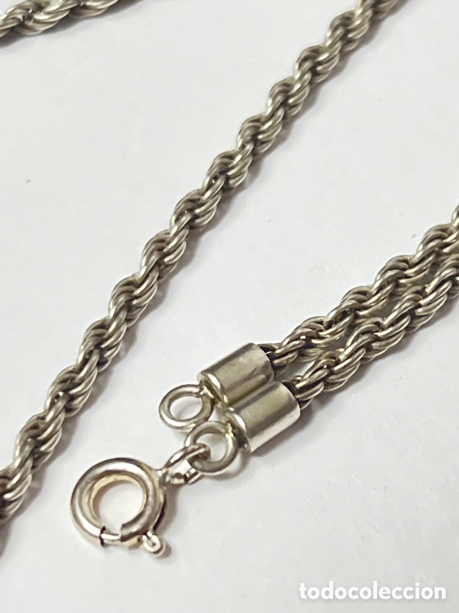 Joyeria: Cadena de plata tipo cord&oacute;n -42cm /CA117 - Foto 5