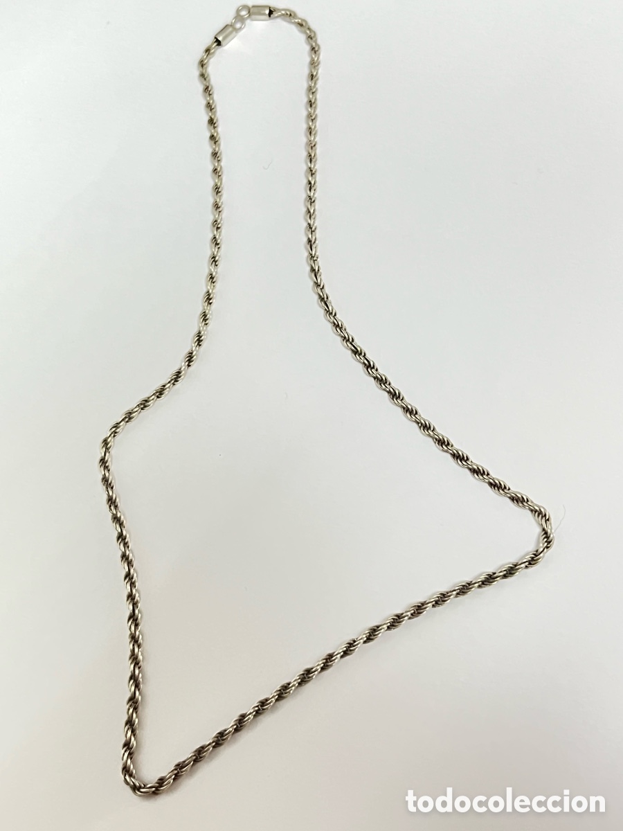 Joyeria: Cadena de plata tipo cord&oacute;n -42cm /CA117 - Foto 1