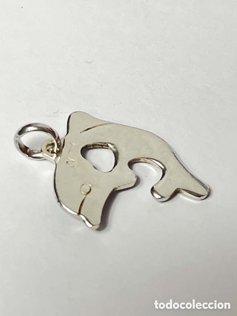 Joyeria: Colgante de plata en forma de delf&iacute;n/CA256 - Foto 2