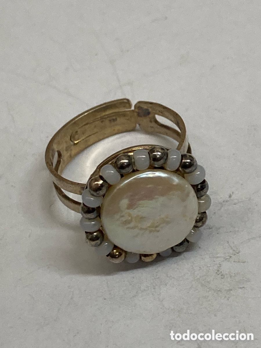Joyeria: Anillo de plata y perla /S155 - Foto 1