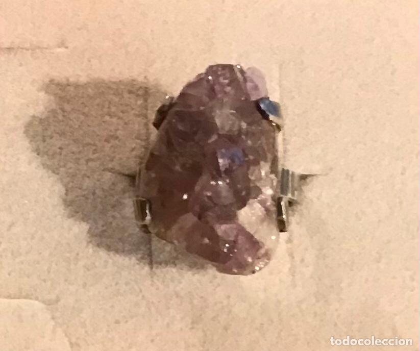 Joyeria: ANILLO DE PLATA Y AMATISTA - Foto 2