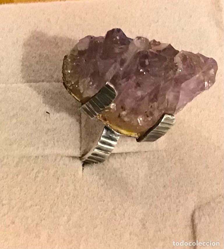 Joyeria: ANILLO DE PLATA Y AMATISTA - Foto 3