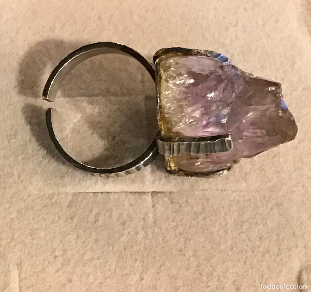 Joyeria: ANILLO DE PLATA Y AMATISTA - Foto 1