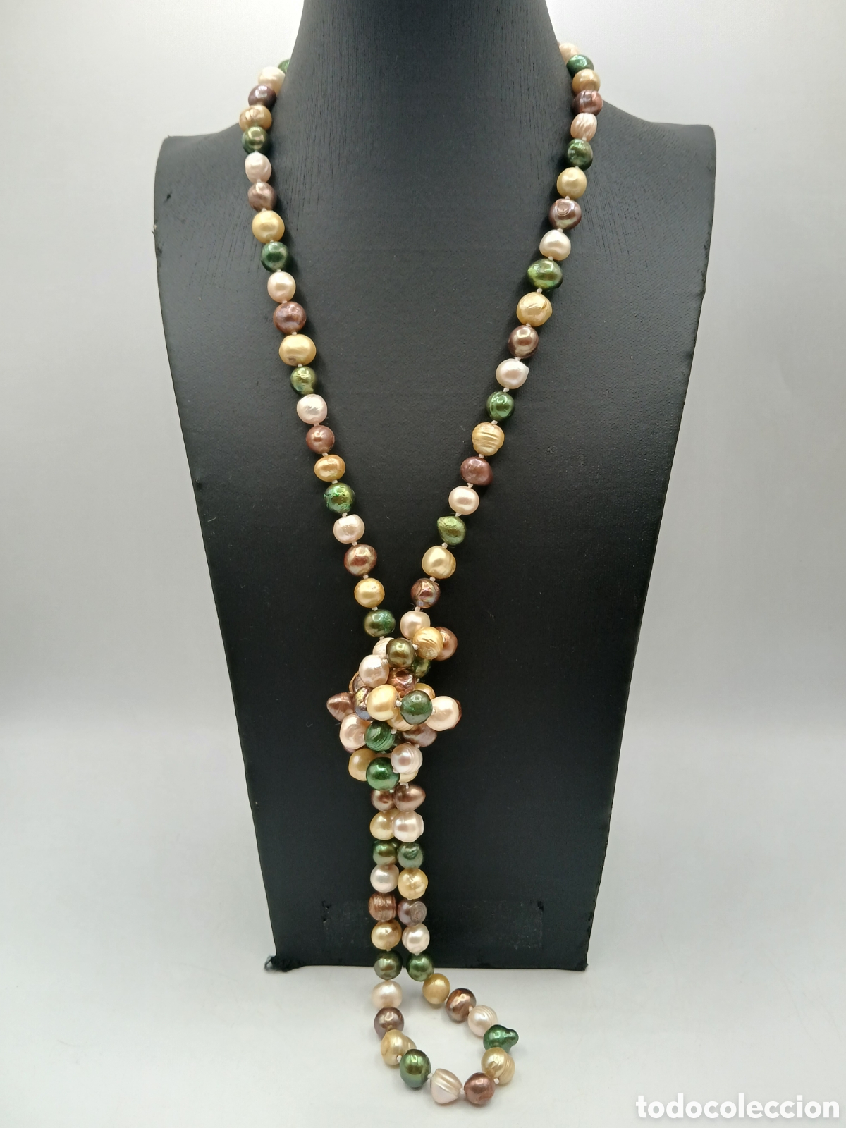 Joyeria: Collar perlas de Tahiti multicolor. Sin cierre - Foto 2
