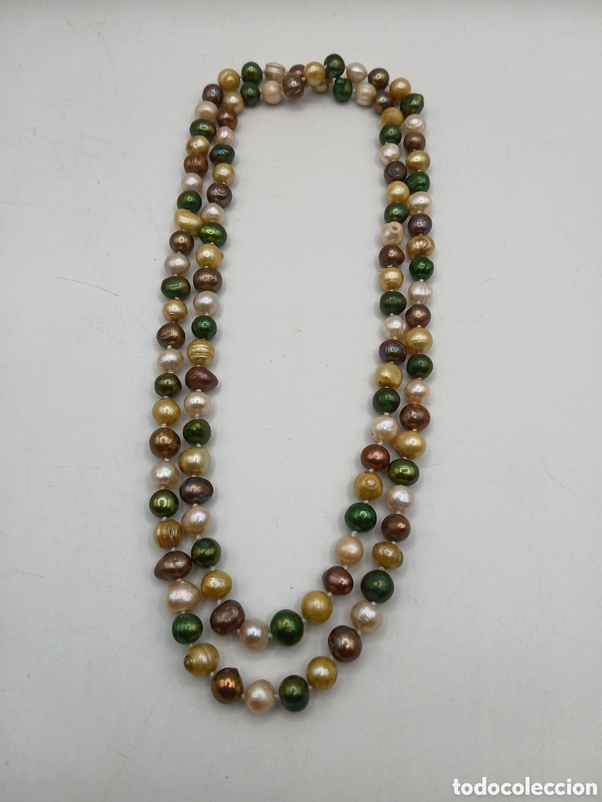 Joyeria: Collar perlas de Tahiti multicolor. Sin cierre - Foto 3
