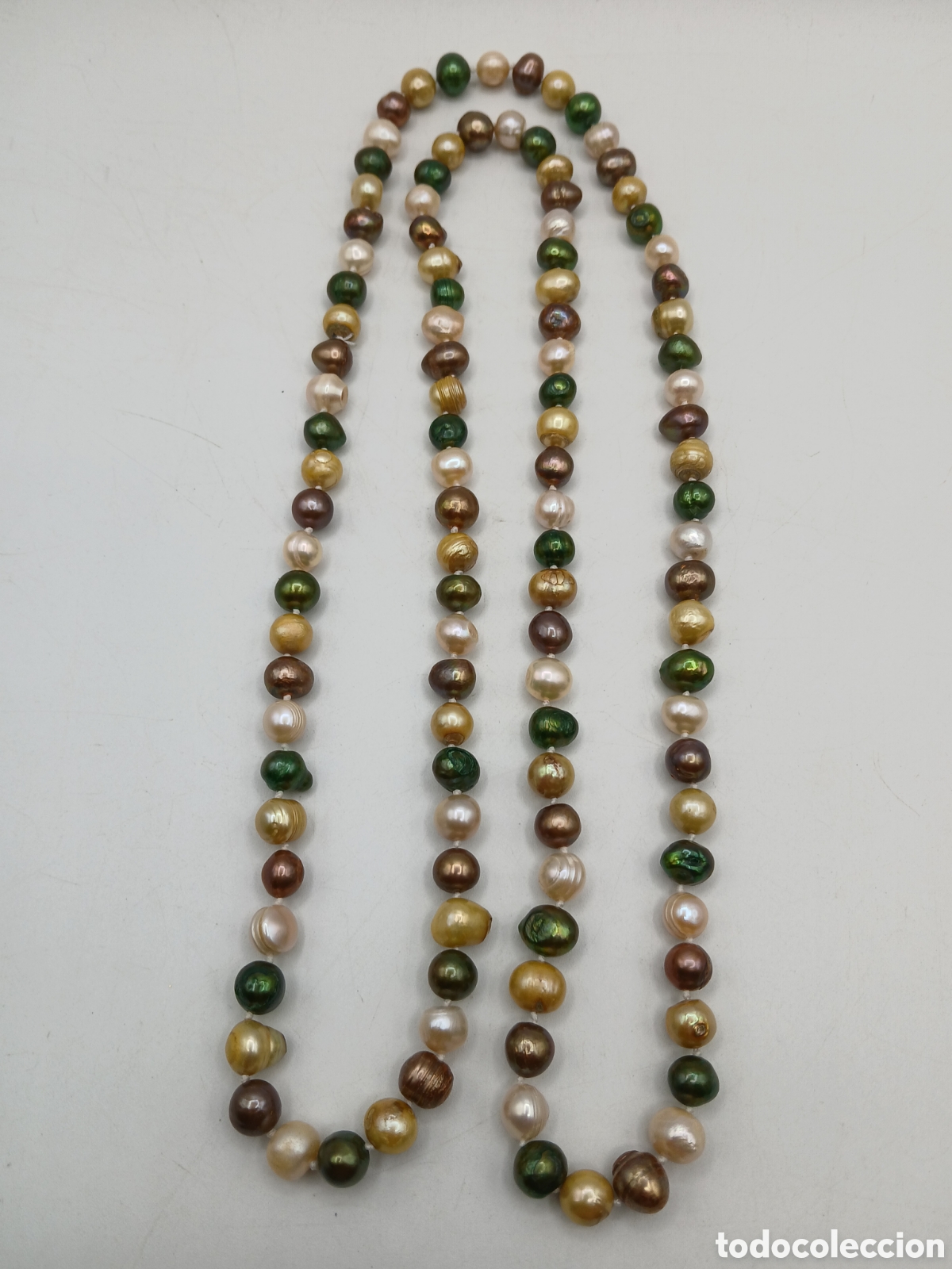 Joyeria: Collar perlas de Tahiti multicolor. Sin cierre - Foto 4