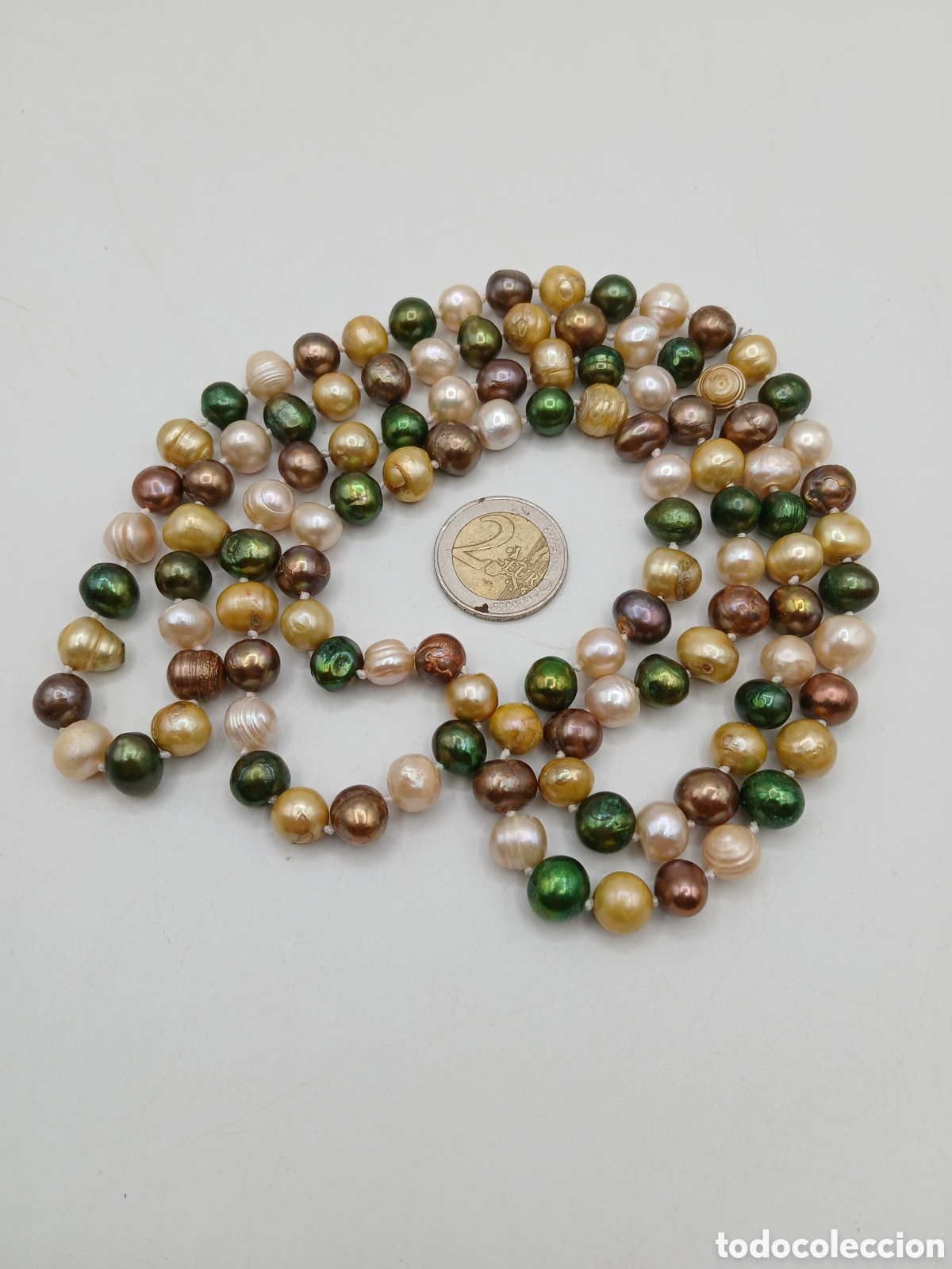 Joyeria: Collar perlas de Tahiti multicolor. Sin cierre - Foto 5