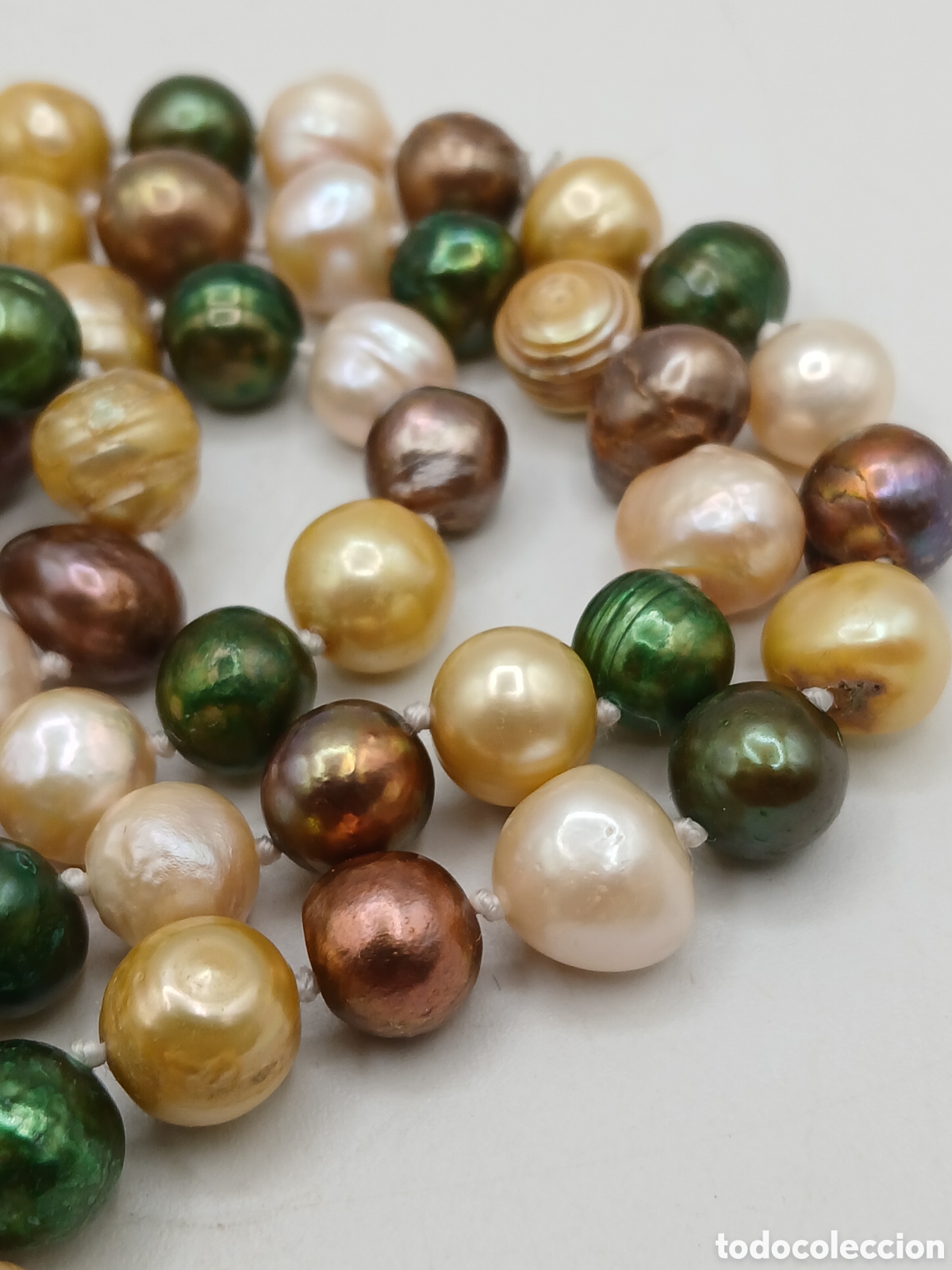 Joyeria: Collar perlas de Tahiti multicolor. Sin cierre - Foto 6