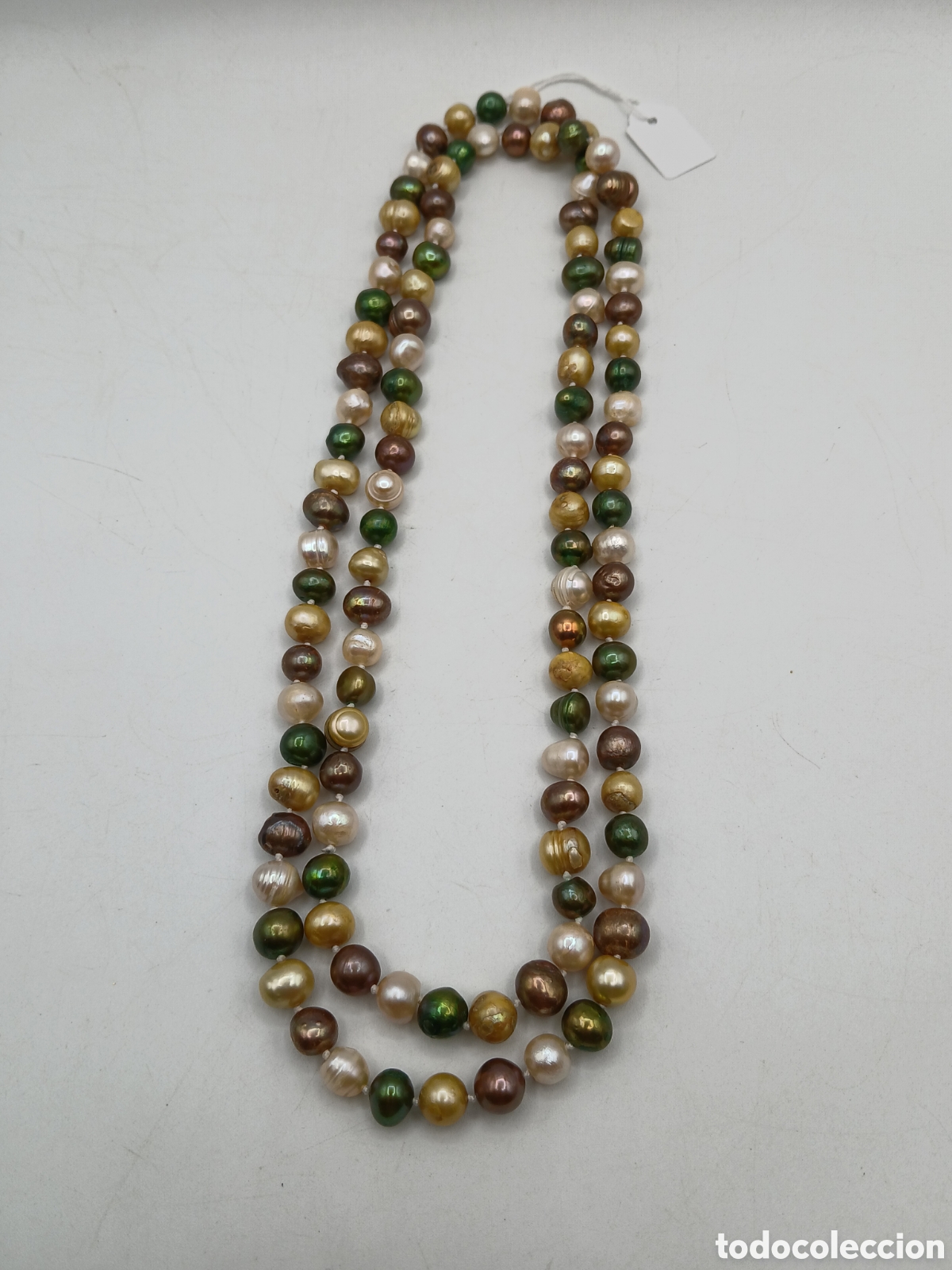 Joyeria: Collar perlas de Tahiti multicolor. Sin cierre - Foto 2