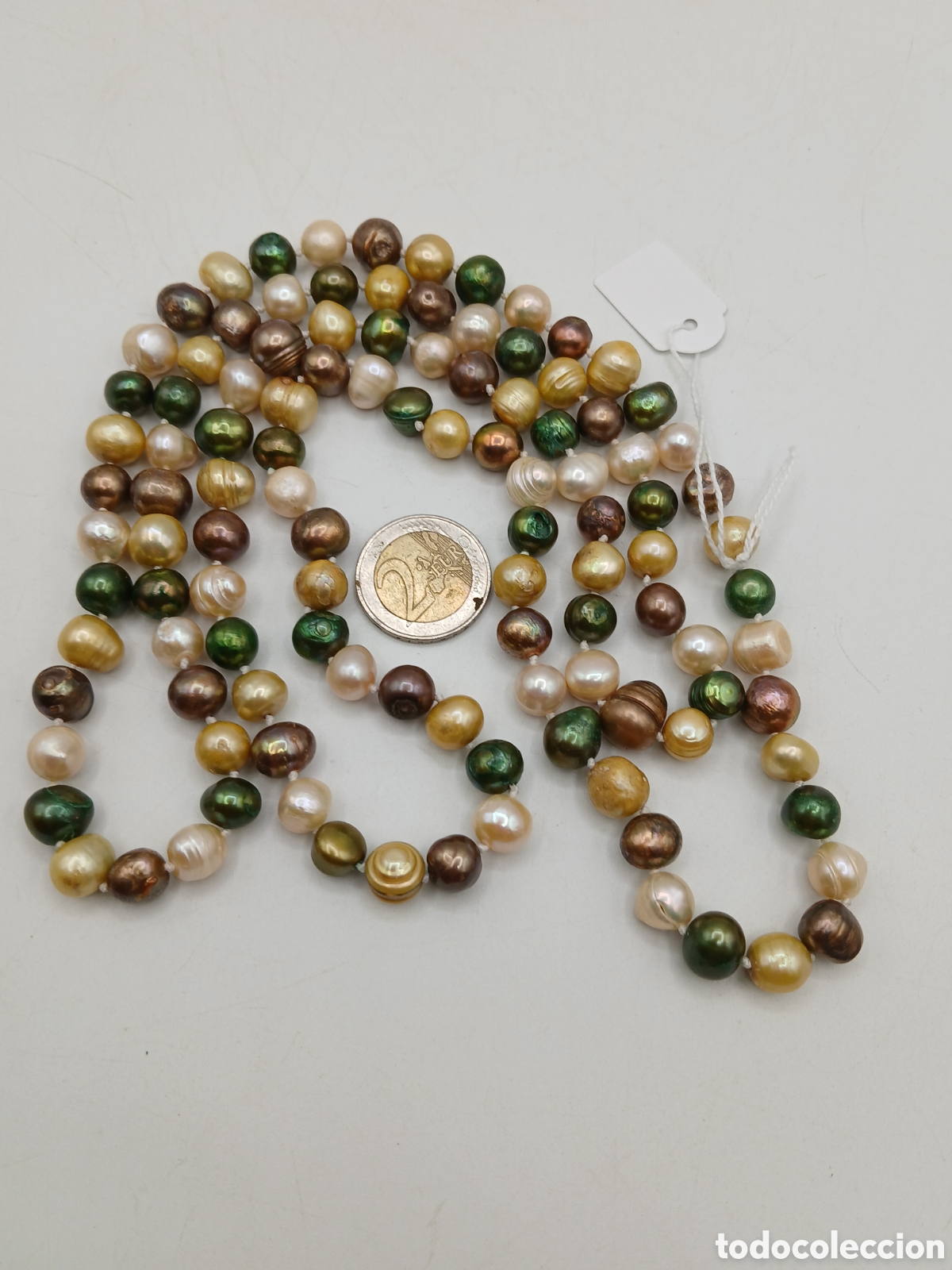 Joyeria: Collar perlas de Tahiti multicolor. Sin cierre - Foto 4