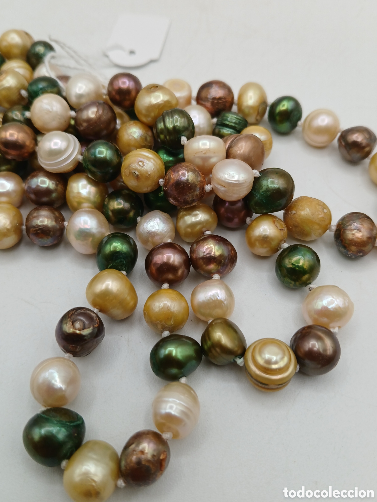 Joyeria: Collar perlas de Tahiti multicolor. Sin cierre - Foto 5