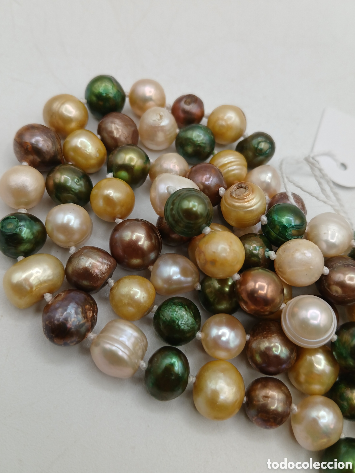 Joyeria: Collar perlas de Tahiti multicolor. Sin cierre - Foto 6