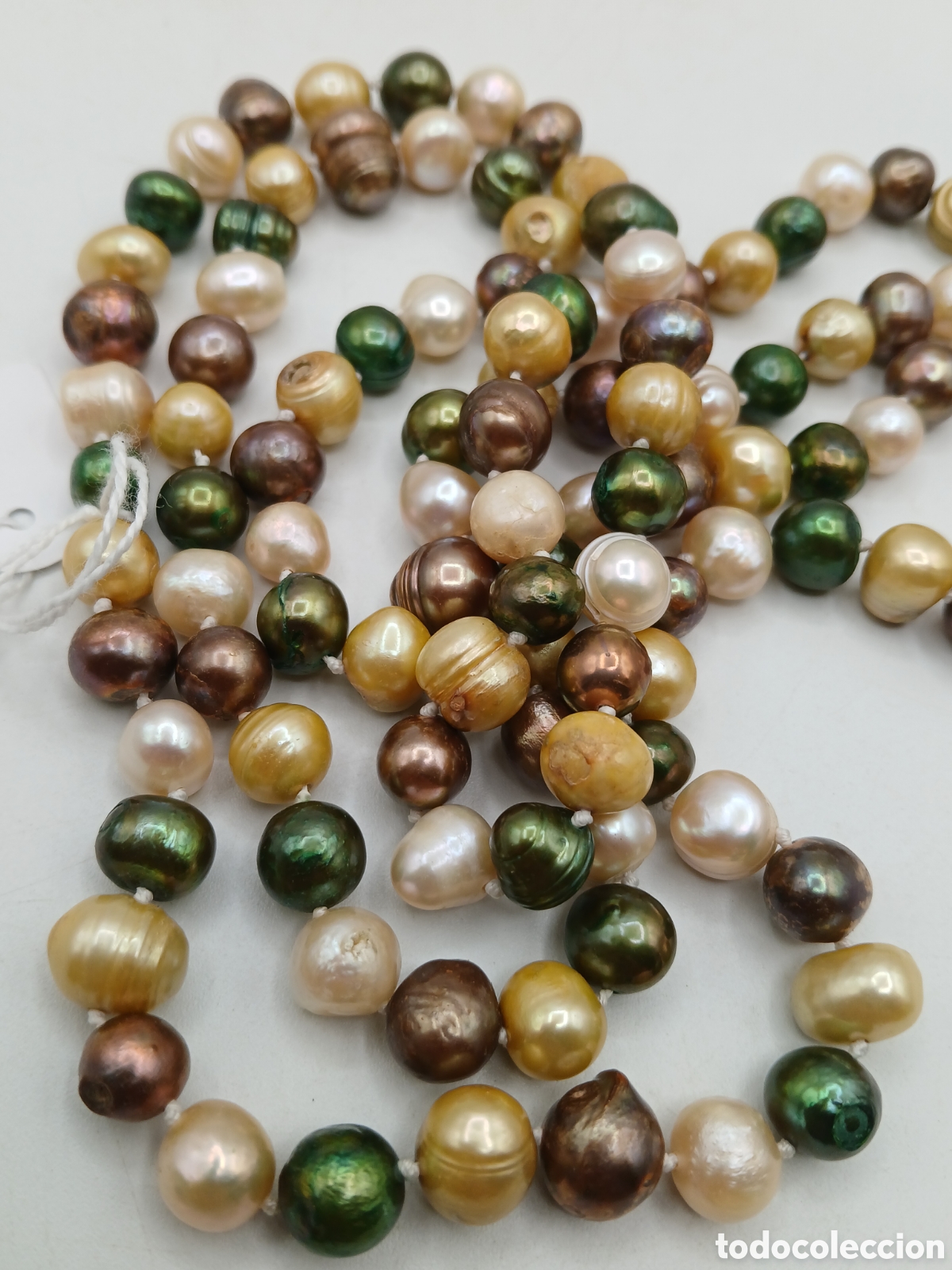 Joyeria: Collar perlas de Tahiti multicolor. Sin cierre - Foto 7
