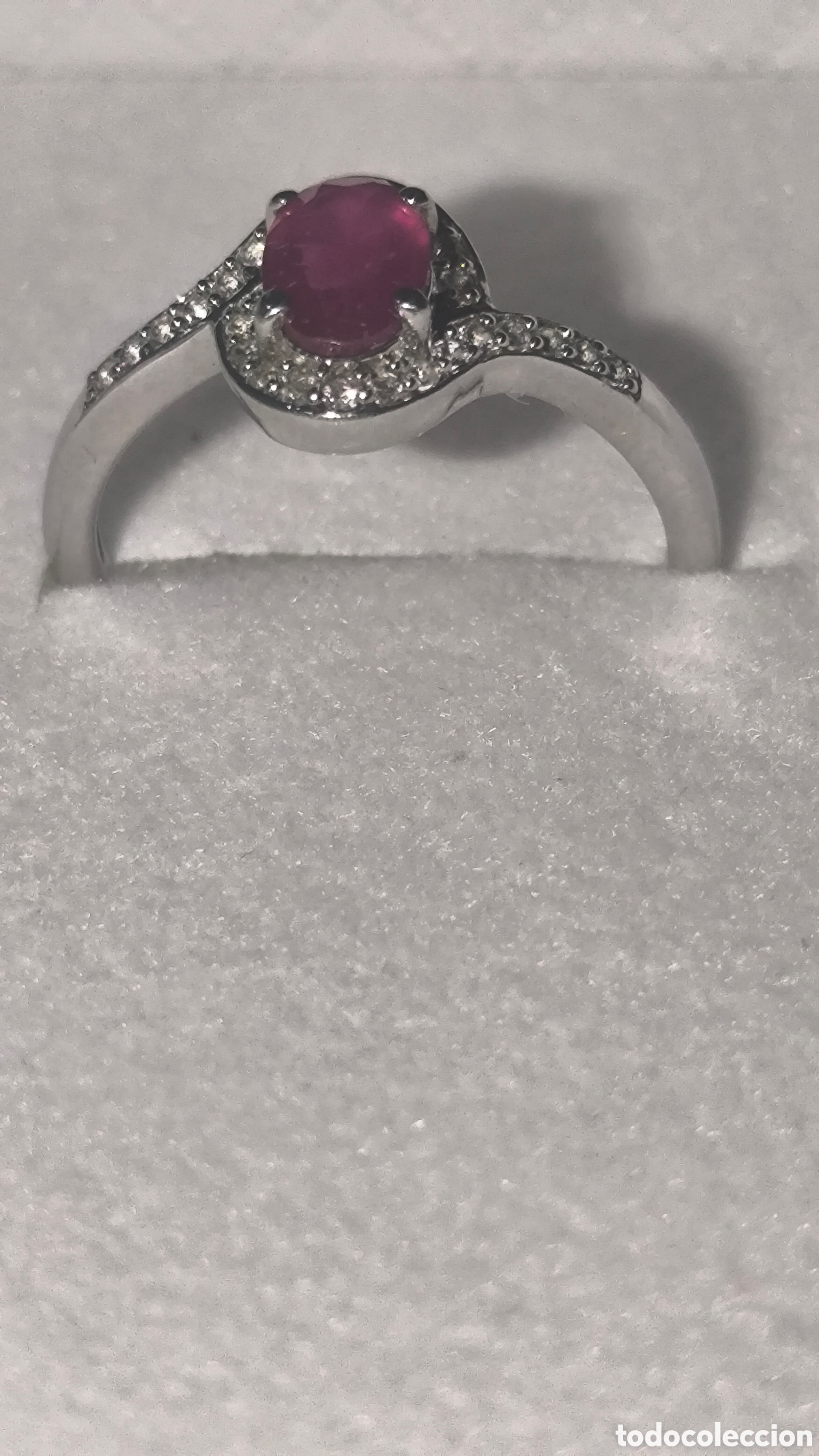 Joyeria: Anillo de Rubi, Topacios blancos y 2diamantes - Foto 12