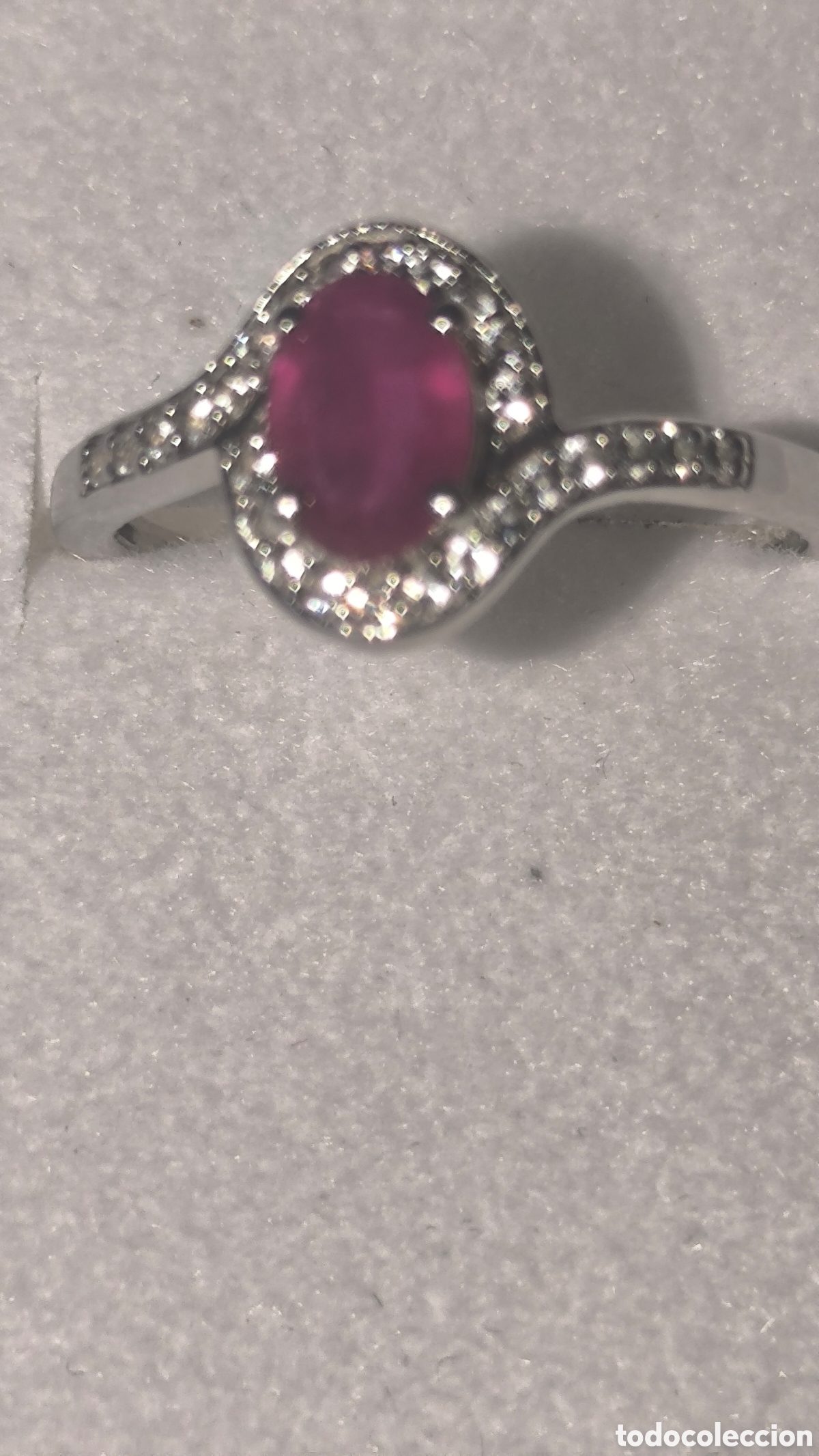 Joyeria: Anillo de Rubi, Topacios blancos y 2diamantes - Foto 14