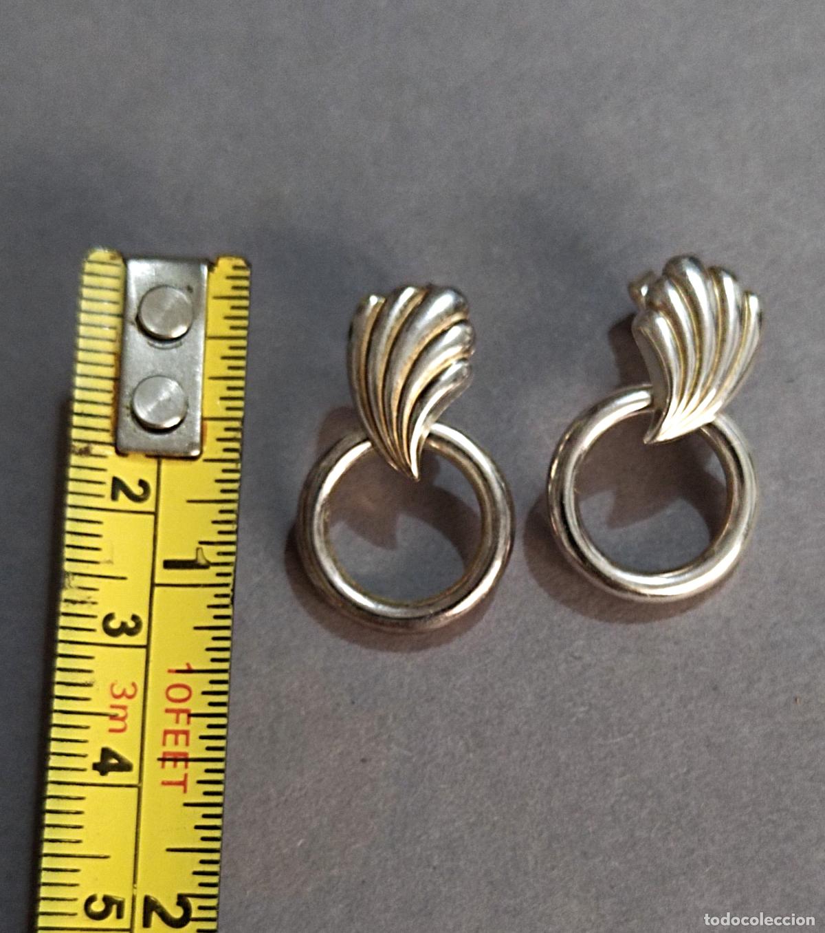 Joyeria: Pendientes de plata de ley contrastada. - Foto 3