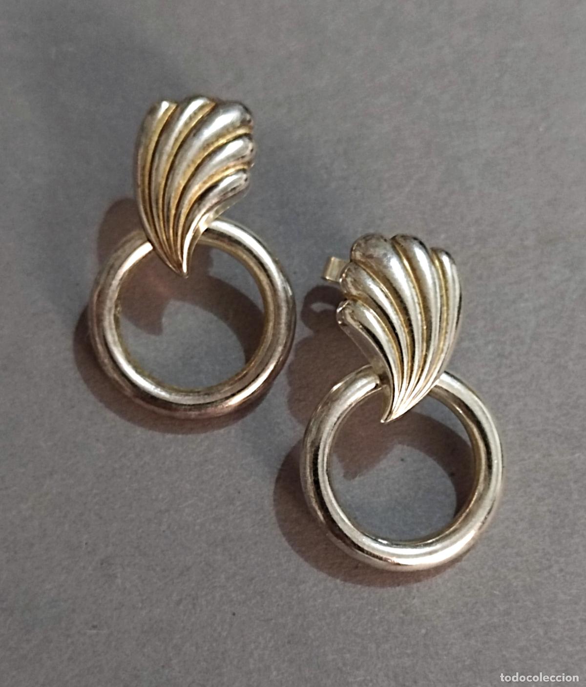 Joyeria: Pendientes de plata de ley contrastada. - Foto 1